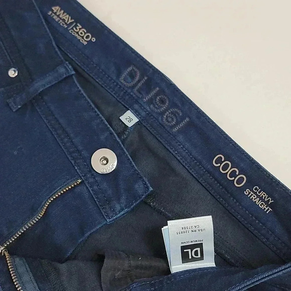DL1961 Coco Curvy Straight Jeans size 28 blue - Picture 9 of 12